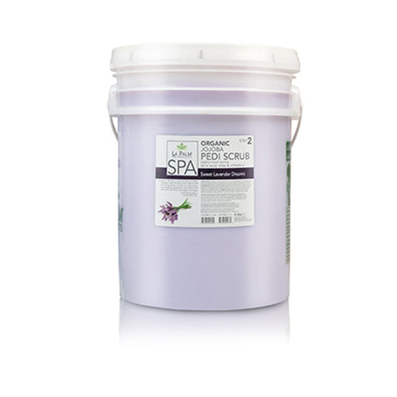 LaPalm Jojoba Pedi Scrub - Sweet Lavender Dreams 5 Gal